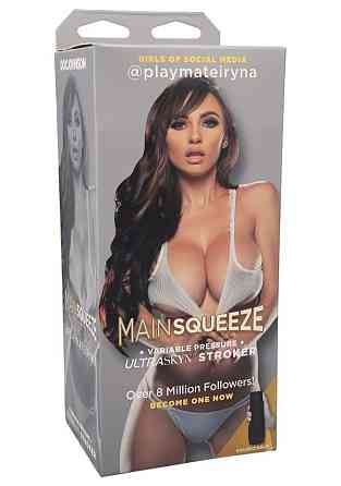 Мастурбатор-вагина Doc Johnson Main Squeeze - Girls of Social Media - @playmateiryna Pussy с ручным Sex Aura Киев