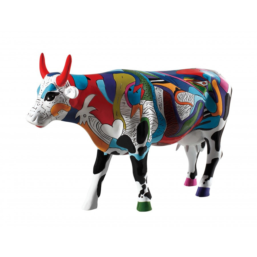 Статуетка корова Ziv's Udderly Cool Cow колекційна (Size L) полірезин Вінниця - фото 7
