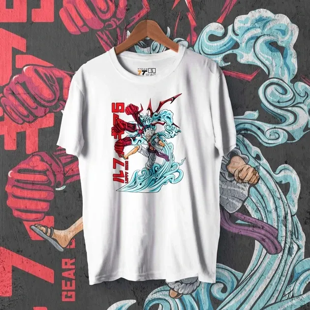 Футболка чоловіча з  принтом Ван Пис Гір 5 Розмір 48 Anime0181 Дніпро - фото 1