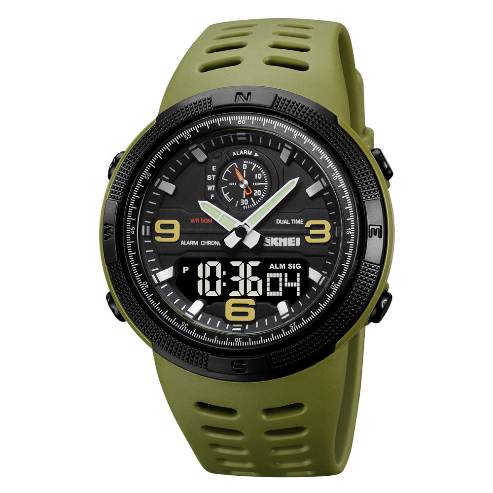 Skmei 1655AGBK Army Green-Black SBR Київ - фото 1