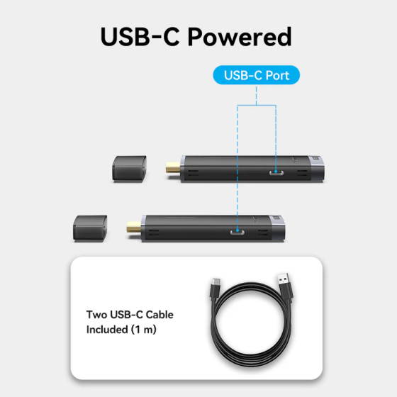 Безпровідний HDMI подовжувач Vention чорний Київ