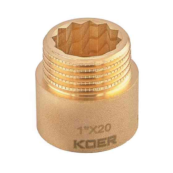 Подовжувач без нікелю 1"-20мм KOER KF.E10-20.WN (KR5670) Київ
