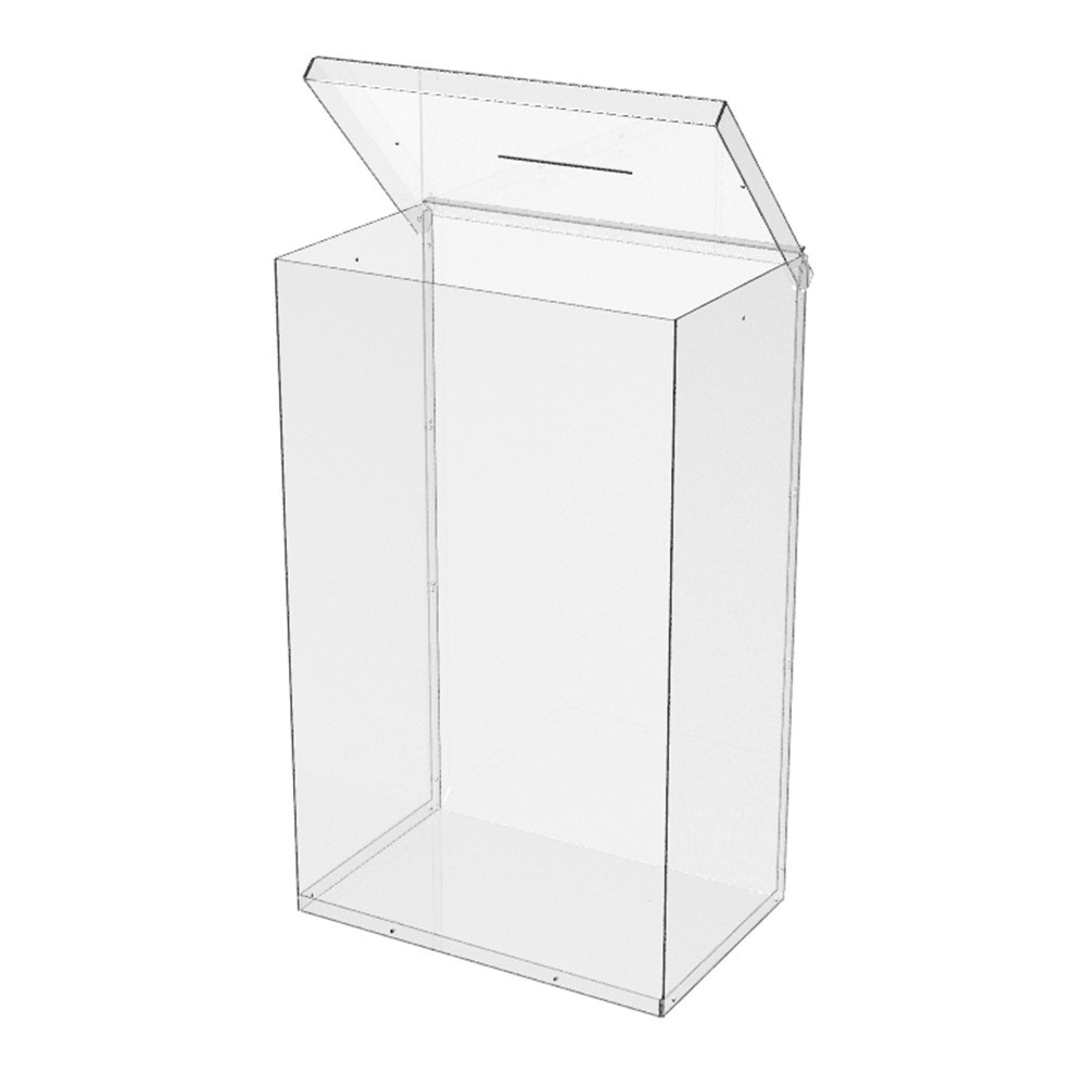 Ящик EKOSTAR без замка для пожертвований и сбора денег 310x200x500. Объем 31 литр Киев - изображение 4