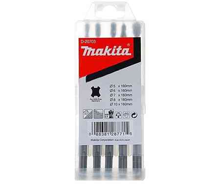 Набір бурів і свердел по бетону SDS-Plus MAKITA D-20703 Коломыя
