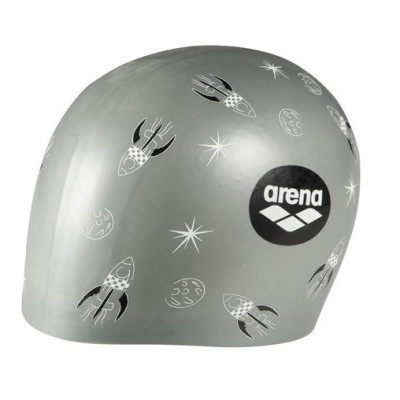 Шапка для плавання Arena Poolish Moulded 1E774-211 ракети, срібло Уні OSFM (3468336229187) Вінниця - фото 1