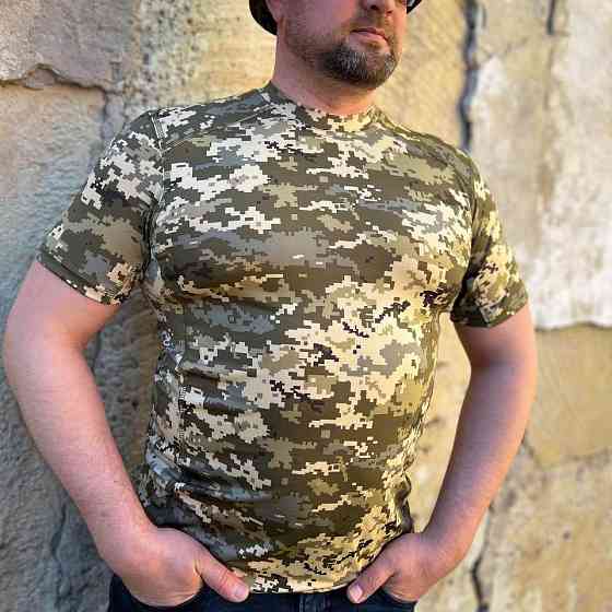 Футболка тактична джерсі стрейч піксель ЗСУ Київ