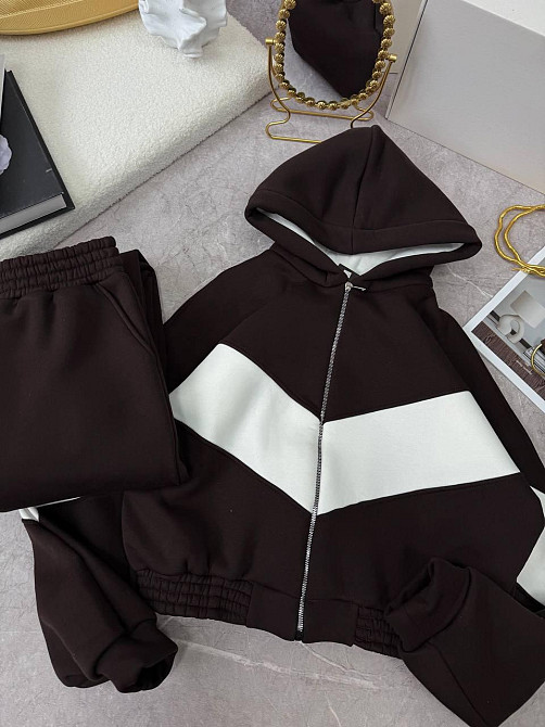 Женский теплый костюм из качественной тринитки на флисе Одесса - изображение 7