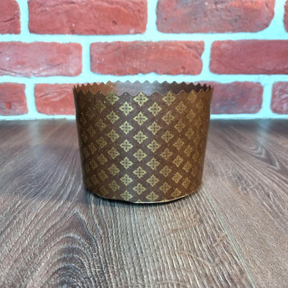 Форми для пасок 400–500 г d130×h85 мм італійські, паперові, 50 шт для великодньої випічки Харків - фото 3