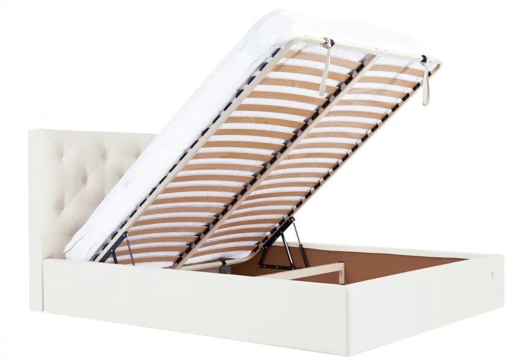 Кровать Bristol Comfort 120 х 190 см Fly 2200 С подъемным механизмом и нишей для белья Белый Киев - изображение 7