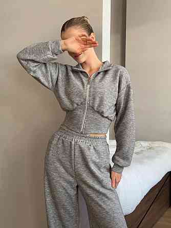 Жіночий теплий прогулянковий костюм із турецької ангори Меланж, 46/48 Одеса