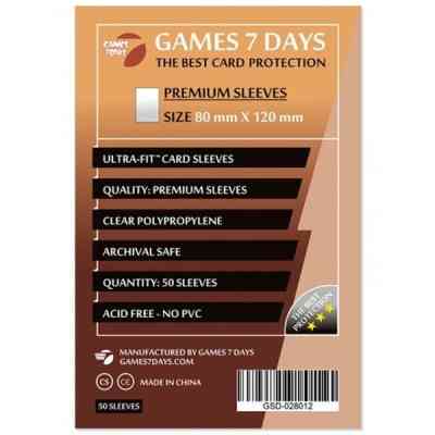 Протектор для карт Games7Days 80 х 120 мм, Ultra-Fit, 50 шт (PREMIUM) (GSD-028012) Винница