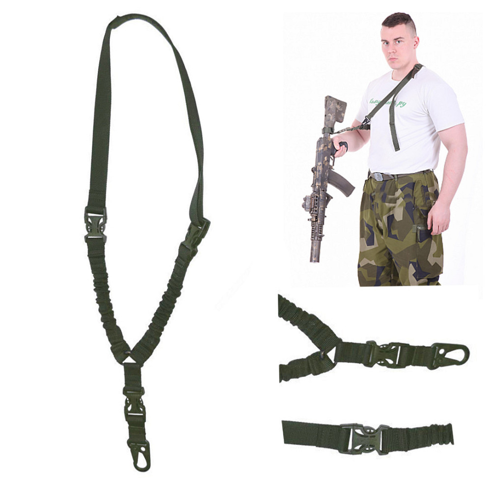 Ремінь зброї підвісний, ремінь для зброї з однією точкою кріплення Хакі Кам'янець-Подільський - фото 1