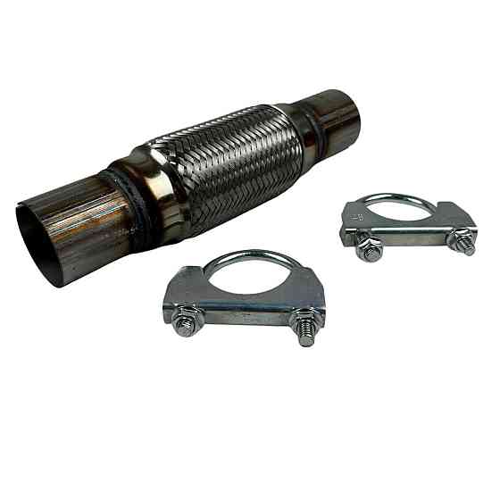 Гофра 45х150x250 крепление под хомут в сборе AGK глушителя Мукачево