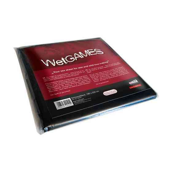 Простыня - SexMax WetGAMES Sex-Laken Black, 180 x 220 см Sex Aura Киев