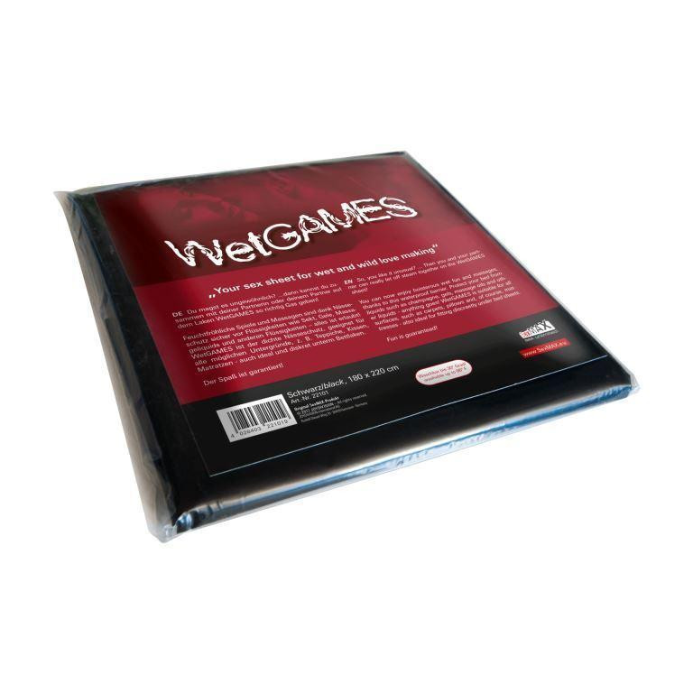 Простыня - SexMax WetGAMES Sex-Laken Black, 180 x 220 см Sex Aura Киев - изображение 1