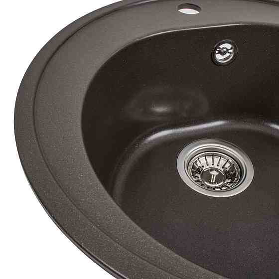 VALESO Гранітна мийка для кухні VALESO LUNA 510 матова Темна скеля Киев