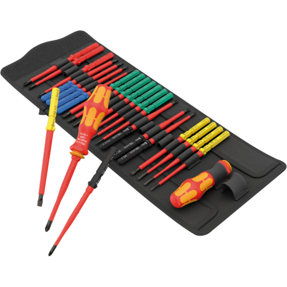 Викрутка діелектрична Wera з комплектом насадок, 26 предметів 05006617001 Одеса