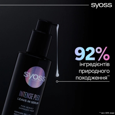 Сыворотка для волос Syoss Intense Plex Leave-in Serum 100 мл (9000101731705) Винница - изображение 5