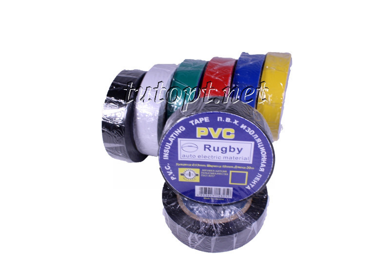 Ізолента Rugby / PVC / 20 м асорті (реальний метраж менше) Дніпро - фото 2