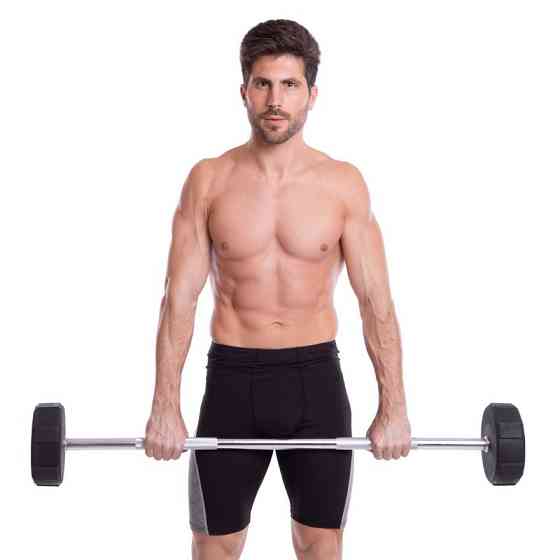 Штанга фіксована пряма поліуретанова LI NUO 3622-30 довжина 116 см 30 кг Київ