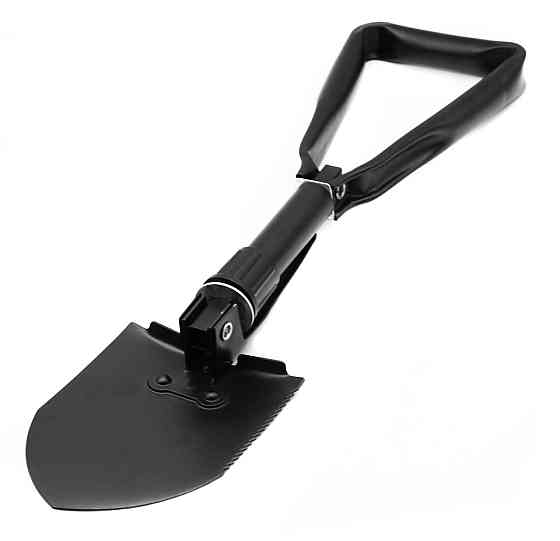 Лопата саперська складна H-135, чохол, середня 47 см, колір чорний Дніпро