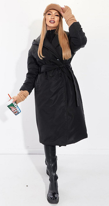 Модне пальто з плащової тканини (42) Київ - фото 3