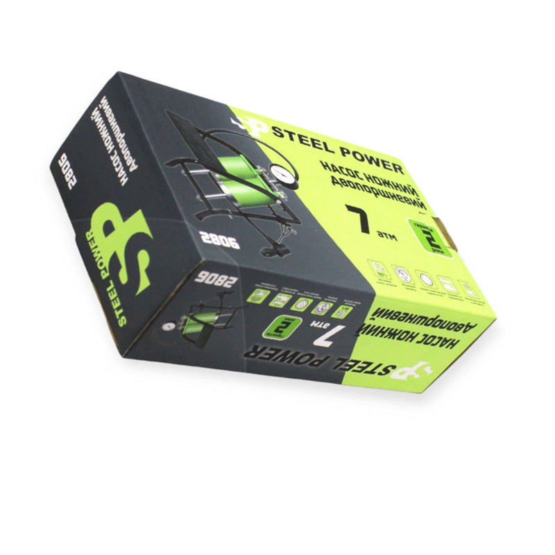 Насос ножний 2 циліндри метал. з маном 7 атм (55х100) Мукачево - фото 3