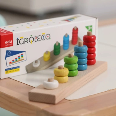 Развивающая игрушка Ігротеко Счеты-пирамидка (900439) Винница - изображение 3