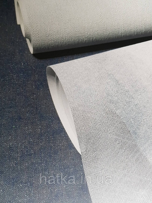 Шпалери вінілові на флізелін Marburg Shades смуги зигзаг розмиті з ефектом старіння чорні сині бузкові Київ - фото 2