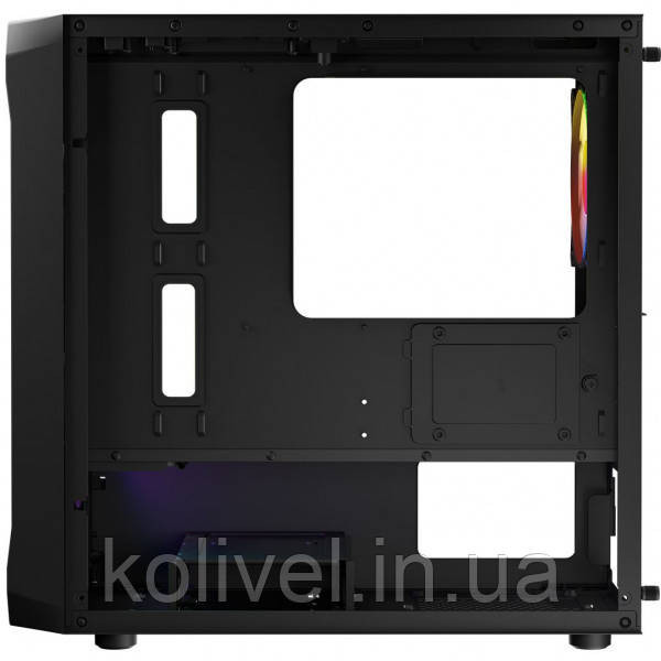 Корпус LogicConcept PORTOS MESH+GLASS ARGB fans 3x120mm BLACK без БЖ mATX (AM-PORTOS-10-0000000-0002) Киев - изображение 8