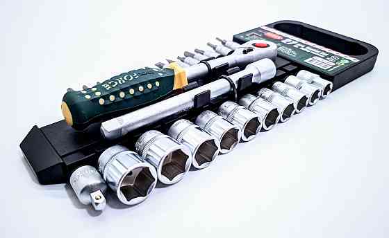 Набір головок і біт з тріскачкою 26пр. 1/4