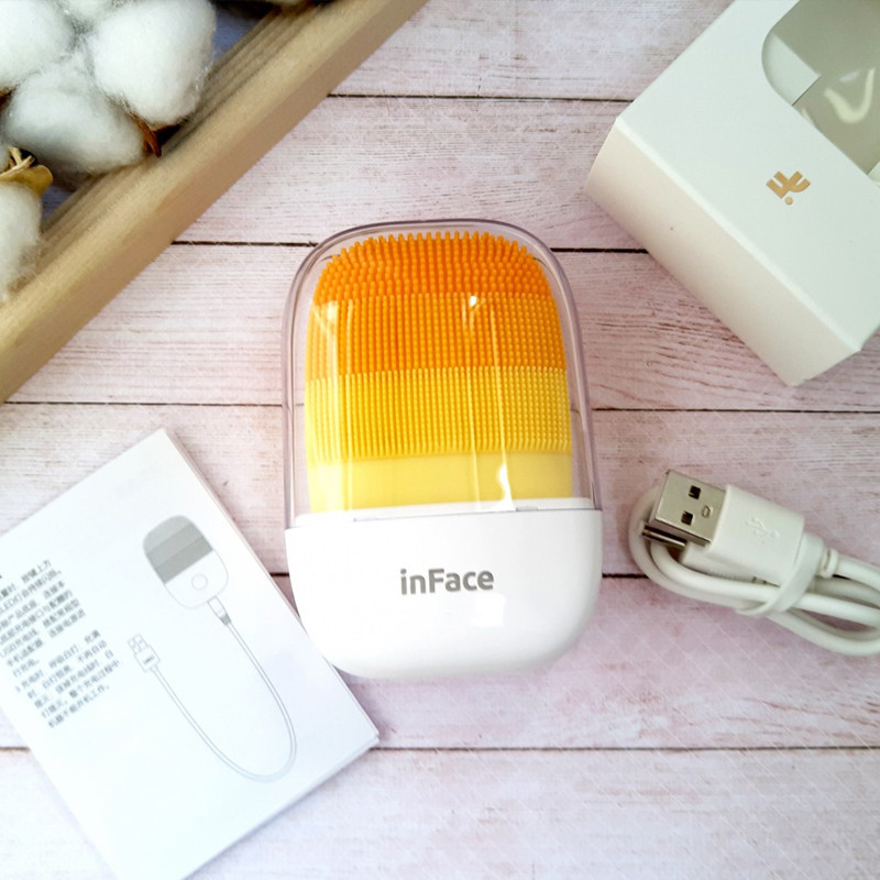 Масажер для обличчя Xiaomi inFace Sonic Facial Device MS2000 (Оранжевий) Миколаїв - фото 8