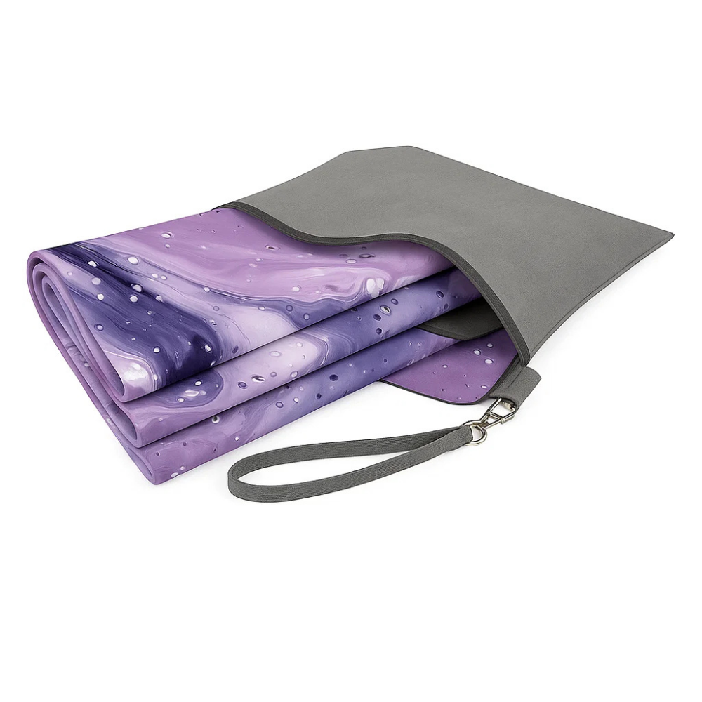 Килимок для йоги та фітнесу, складаний м'який килимок з сумкою перенесенням, спортивний каремат, яскравий 3D-принт Кам'янець-Подільський - фото 4