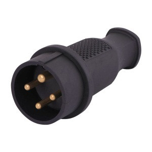 Виделка трифазна стандарт каучук Лезард Житомир - фото 1