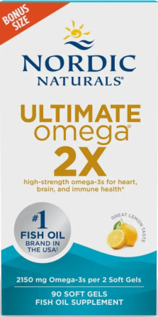 Риб'ячий жир Омега 3 Nordic Naturals Ultimate Omega 2X 90 гел капс лимон Київ