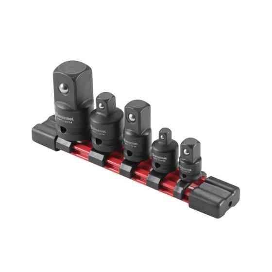 Набір перехідників, 5 од. (1/4"F×3/8"M, 3/8"F×1/4"M, 3/8"F×1/2"M, 1/2"F×3/8"M, 1/2"F×3/4"M), Cr-Mo,  Львів