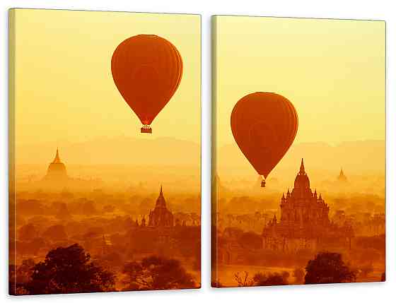 Модульная картина в гостиную / спальню   Повітряні кулі  TLV-2_095 70x102 см Киев