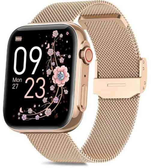 Жіночий розумний смарт годинник Smart Sensation + 2 ремінці (Gold) Вінниця
