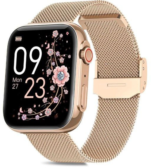 Жіночий розумний смарт годинник Smart Sensation + 2 ремінці (Gold) Вінниця - фото 1
