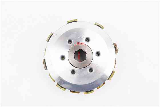 Зчеплення, маховик у зборі (6 болтів, маховик 73T) CB-150/200cc, тип 1 Киев