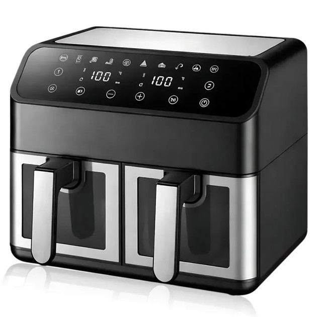 Аерогриль з подвійним кошиком Domotec MS-3226 4800 Вт 13л з регулюванням температури YT-55 Львів - фото 2