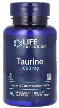 Таурин Life Extension Taurine 1000mg 90 капс Київ