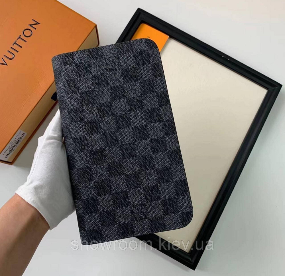 Мужской брендовый клатч барсетка LV (2012) grey Киев - изображение 1