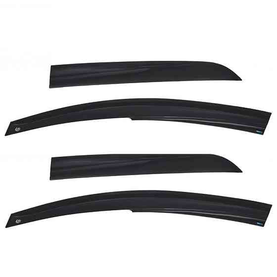 Дефлектори вікон (вітровики) Toyota Auris 2006-2012, 4шт, SunPlex, на скотчі Винница