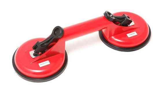 Знімач скла двозатискний з присосками (діам. 115мм, макс. вага до 40кг, пластик) ROCKFORCE RF-63404AH Одеса