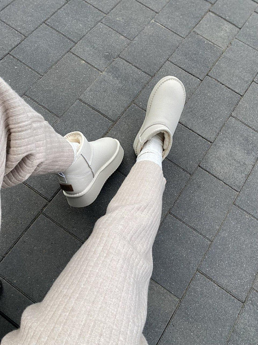 ITTS Угги жіночі ITTS A801-F св.бежевий (зима, шкіра натуральна) (5738) Коломия - фото 2