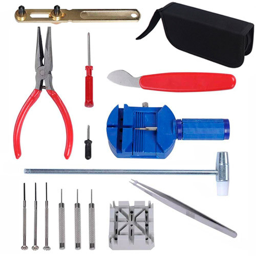 Набор часовщика, инструменты для ремонта часов, 16шт в чехле Винница - изображение 1