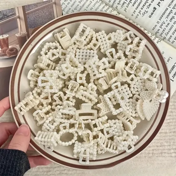 Набор мини-крабиков с жемчужинами 10 шт Киев