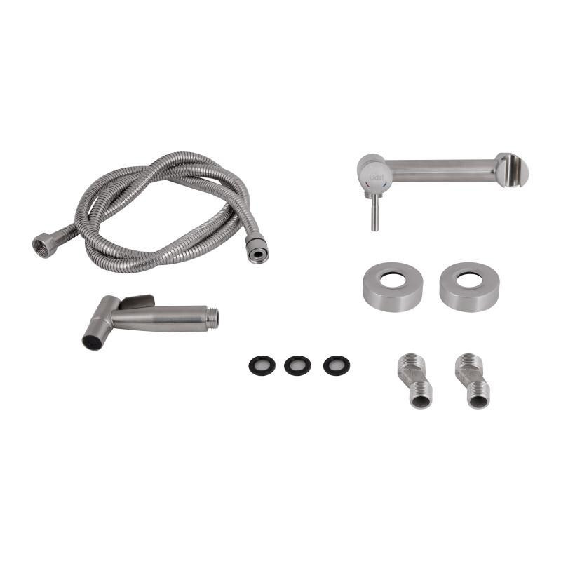 Гигиенический душ со смесителем из нержавейки Lidz Aria 110 круглый LDARI110NKS43393 Nickel Харьков - изображение 6