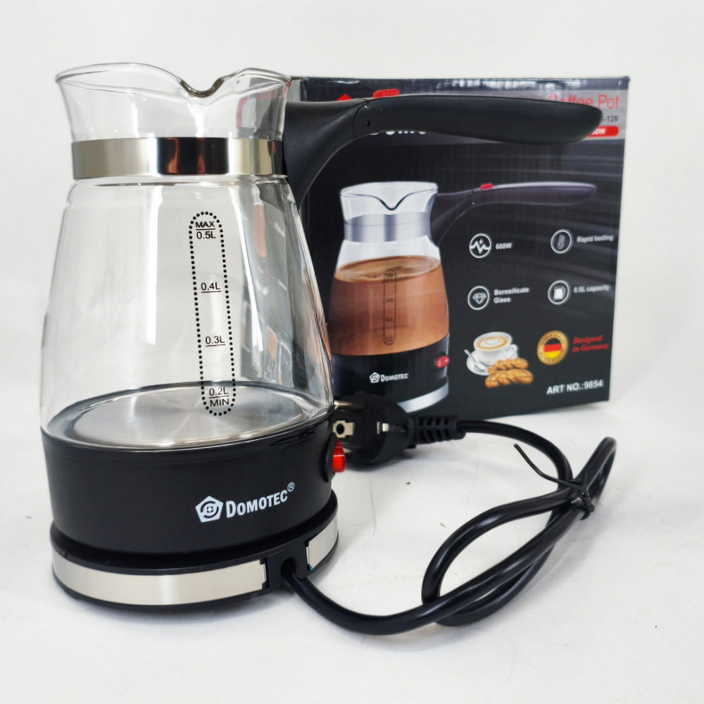 Електрична турка для кави з автовідключенням Domotec R-128 0.5л 600Вт, Електрична турка кавоварка UR-69 Івано-Франківськ - фото 7